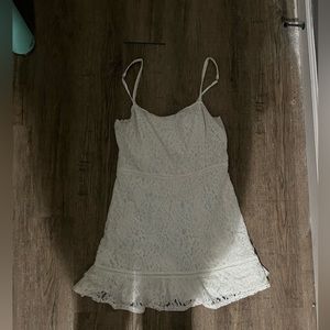White lace dress